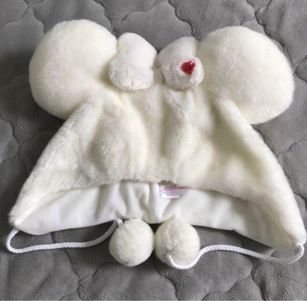 ディズニー ファンキャップ 白 ホワイト ミニー - メルカリ