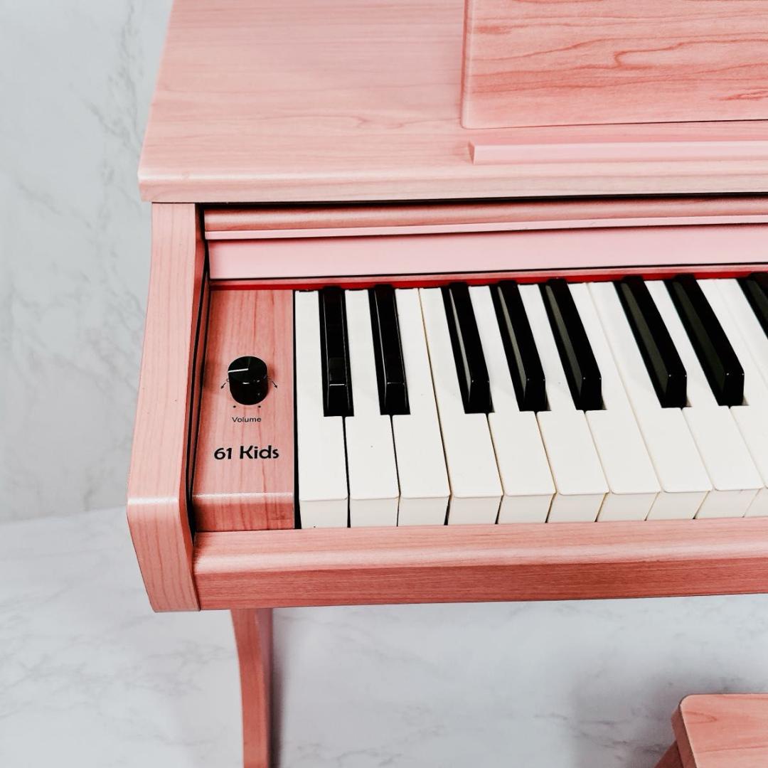 SAMICK 電子ピアノ 61 KID-02 ミニデジタルピアノ ピンク 61鍵 - メルカリ