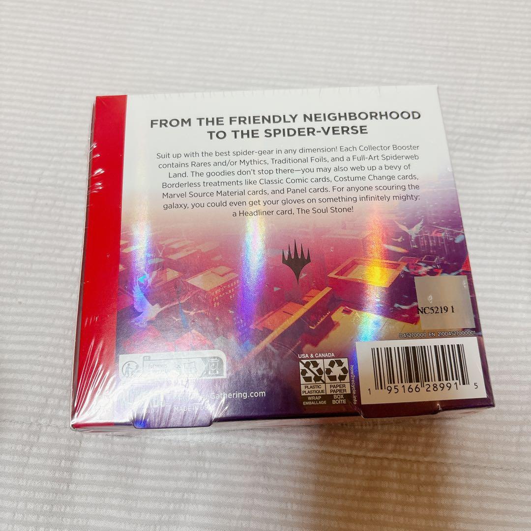 mtg スパイダーマン コレクターブースター 未開封boxシュリンク付 英語
