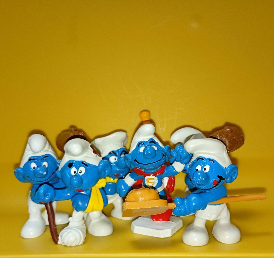 スマーフ フィギュア6点セット ビンテージ 昭和レトロ シュライヒ