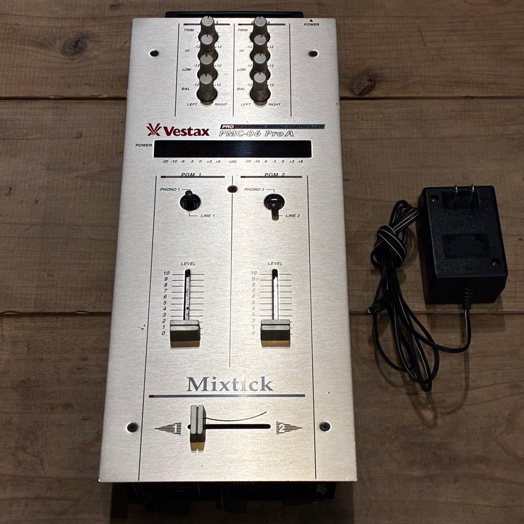 【即決可】Vestax PMC-06 Pro A DJミキサー 純正アダプタ付 Vestax Pmc-06 Pro a DJ Mixing Controller Turntable Mixer | eBay