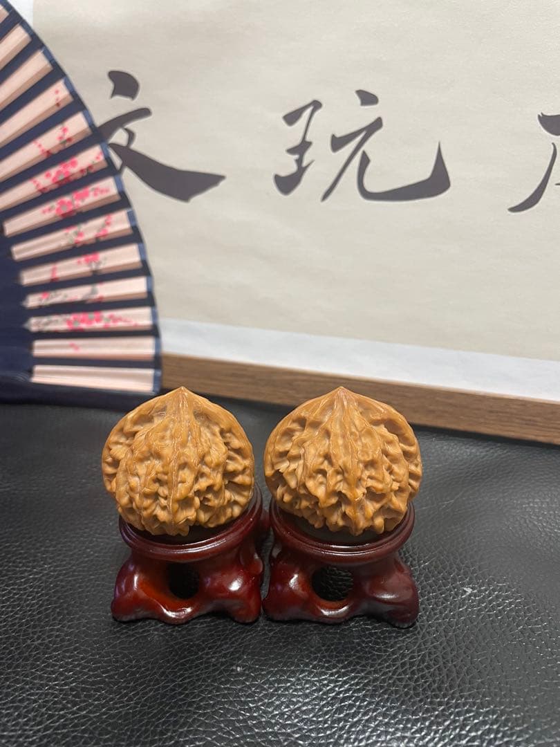 厚揚げ様専用No.407❤️遊ぶクルミ 文玩核桃 希少変高級種龙门涧