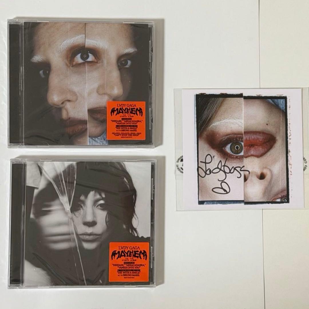 テ*ー様 レディー・ガガ　MAYHEM　直筆サイン入りCD バンドル LADY GAGA MAYHEM SIGNED CD AUTOGRAPHED | Spin City Records
