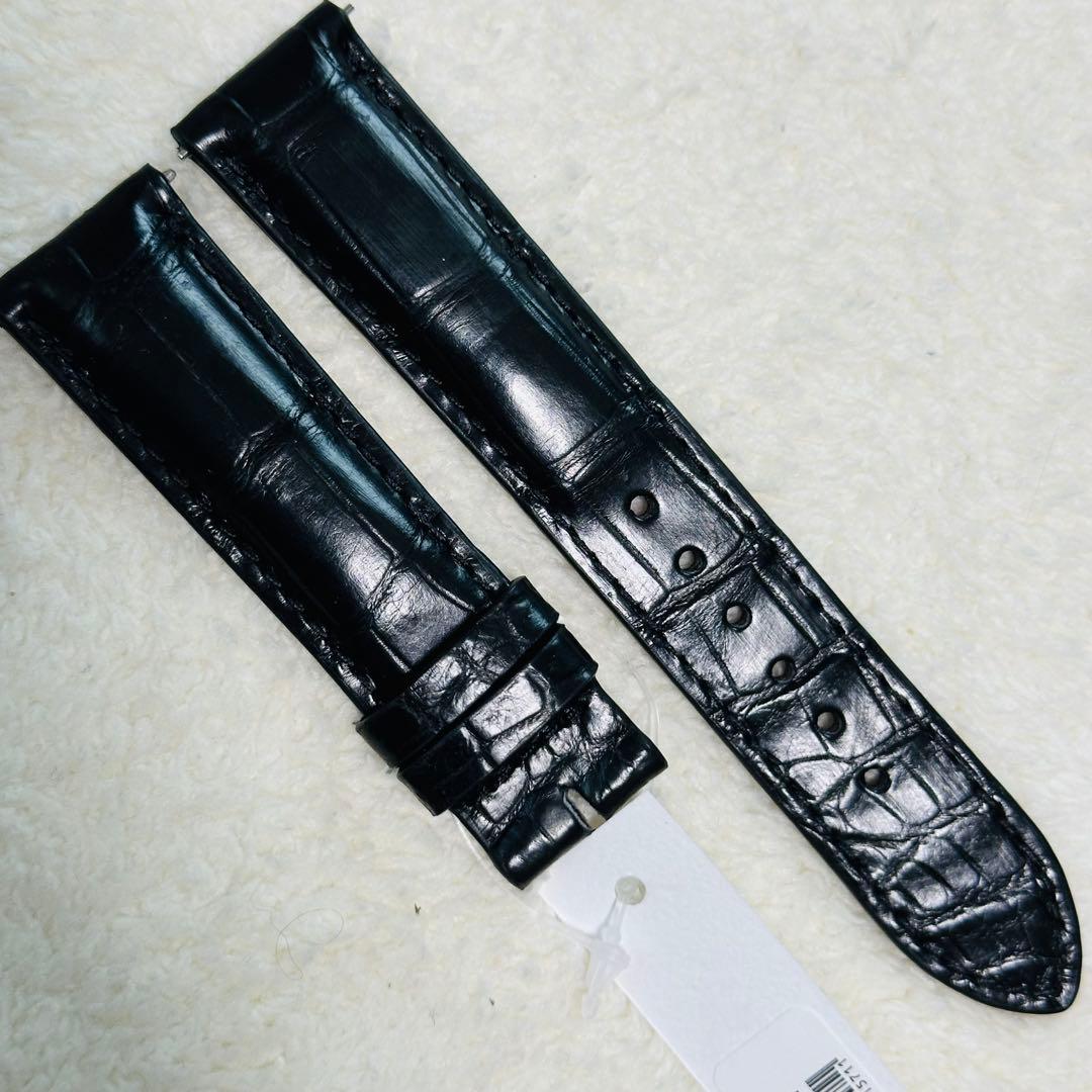 3006#20mm-18mmブラック☆本物クロコダイルベルト☆スイス製 - メルカリ