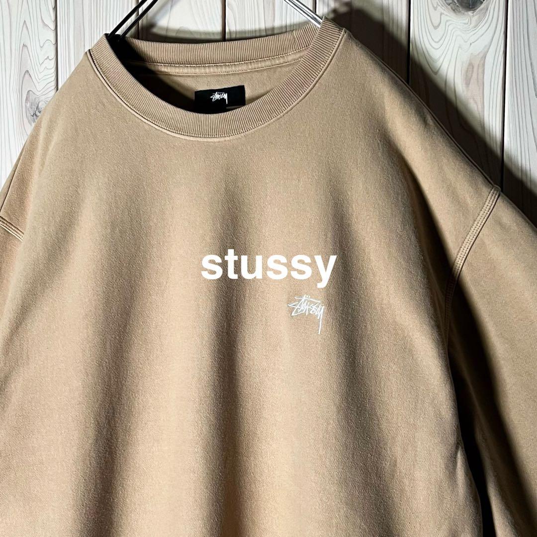 良品 XL】ステューシー stussy 刺繍 ストックロゴ スウェット - メルカリ