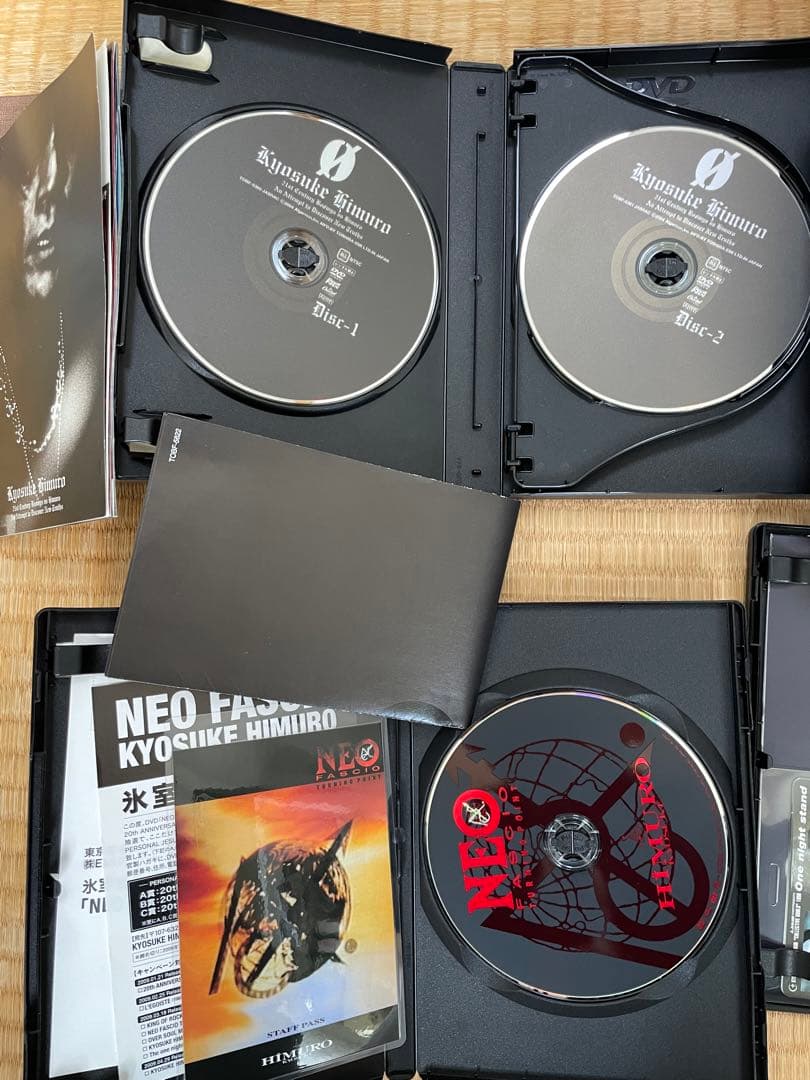 新品級】氷室京介 DVD 15点 ☆スタッフパス完備☆ LASTGIGS銀テ付