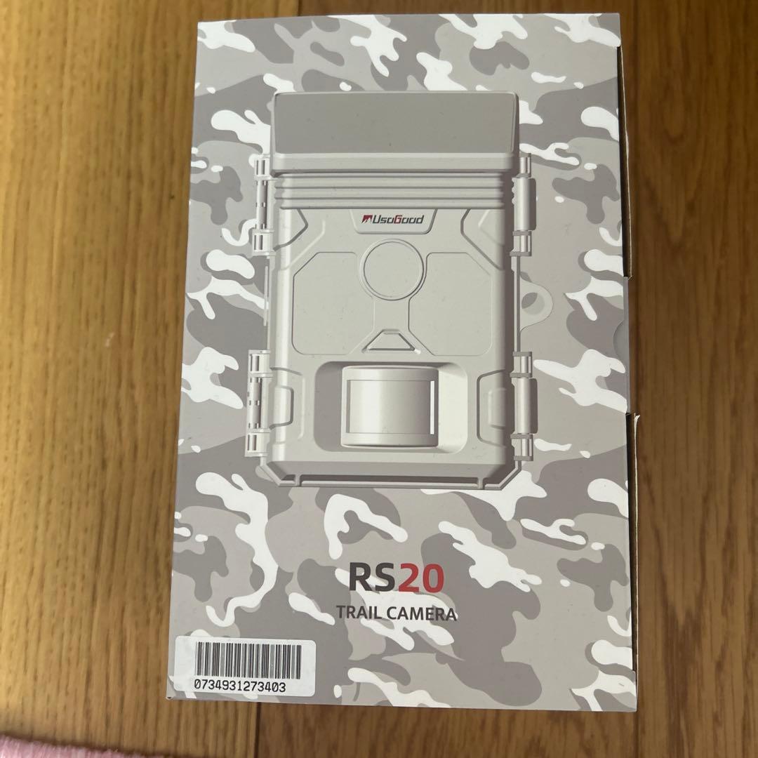 ソーラー対応 & 4Kモデル トレイルカメラ ￼RS20 新品未使用品 防犯カメラ トレイルカメラ 4K 5000万画素 ソーラー 高画質 室内 屋外