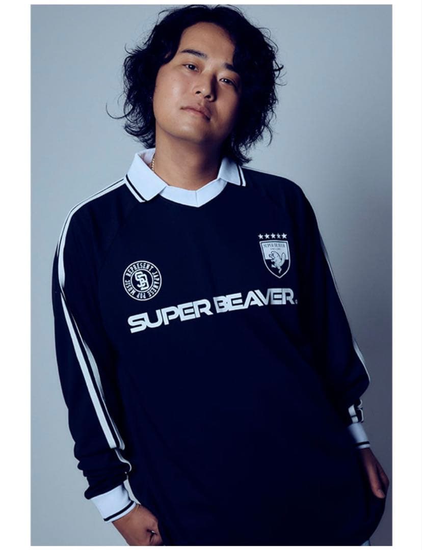 SUPER BEAVER サッカーシャツ ロングTシャツ L - メルカリ