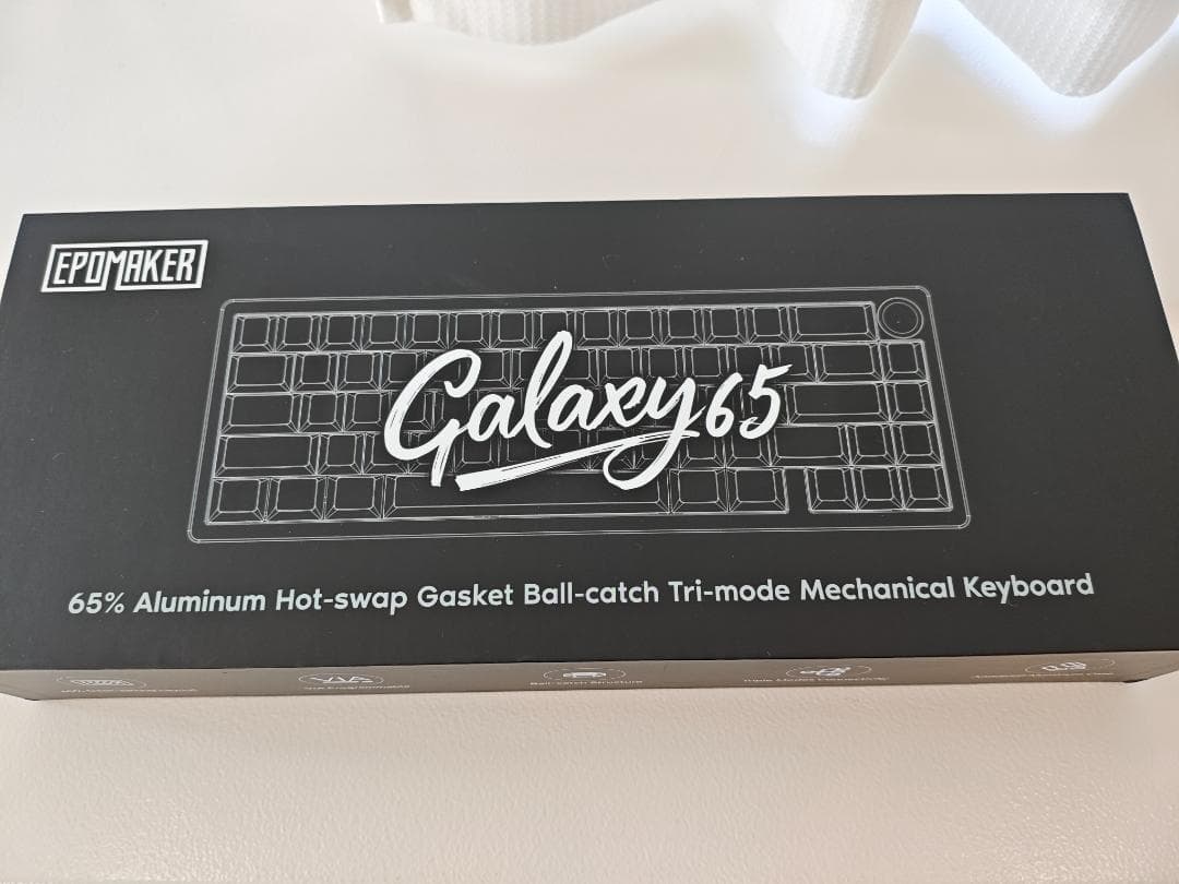 EPOMAKER Galaxy65 メカニカルキーボード Black EPOMAKER Galaxy65 VIA
