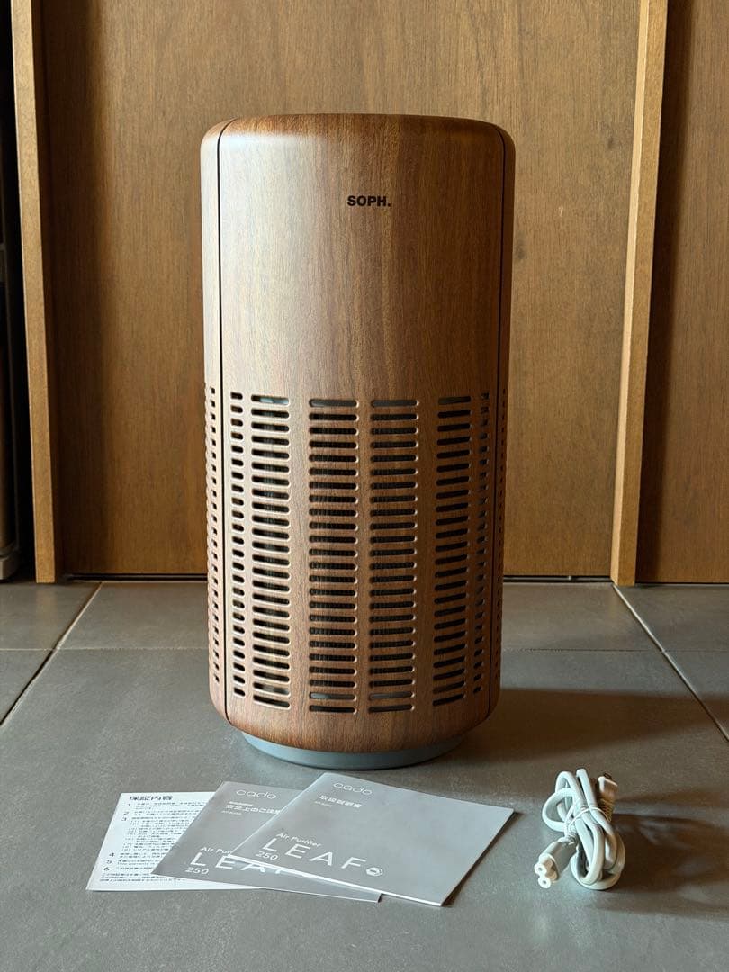 限定SOPH. cado LEAF 250 空気清浄機 木目調 sophnet SOPH. cado LEAF 250 空気清浄機 木目調 sophnet