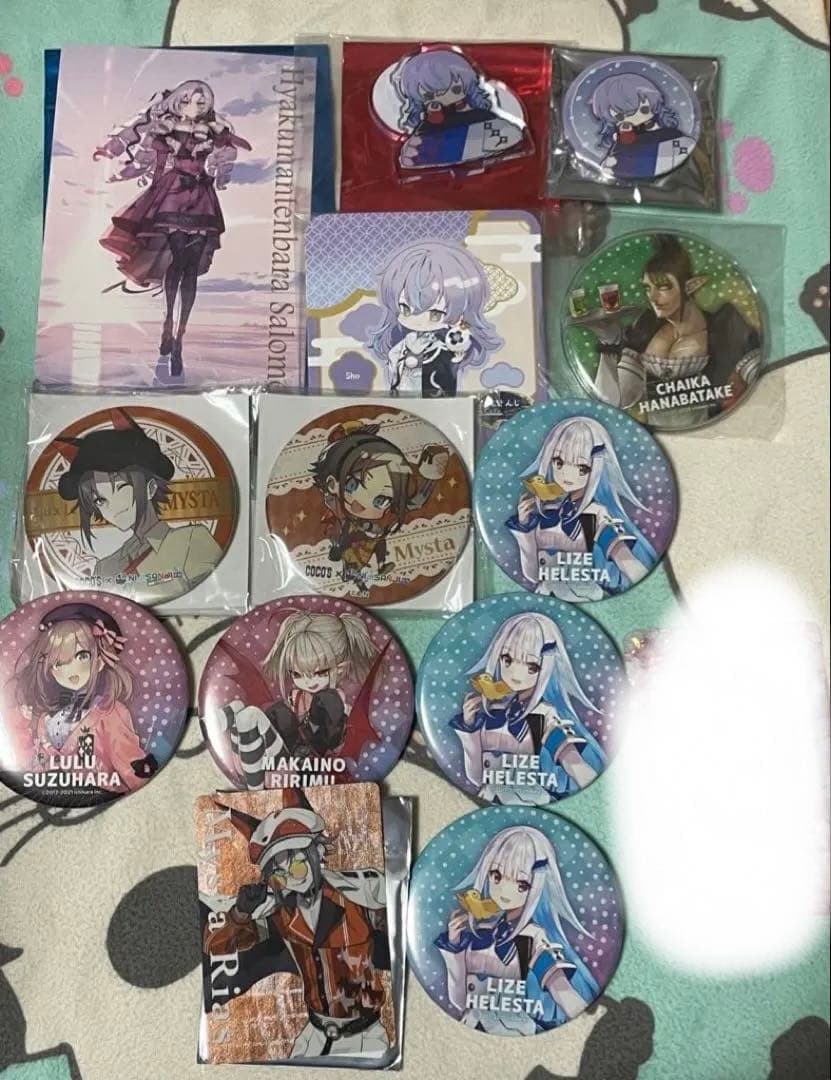 にじさんじ ボイスカード ノスタルジアコレクション 缶バッジ まとめ