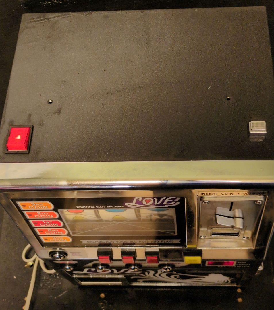 卓上ミニスロット「LOVEラブ」レトロゲーム機 卓上ゲーム レア希少