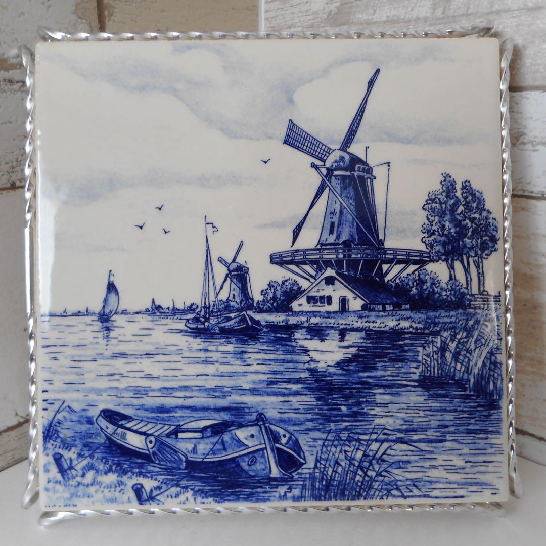オランダ デルフト焼き タイル - メルカリ