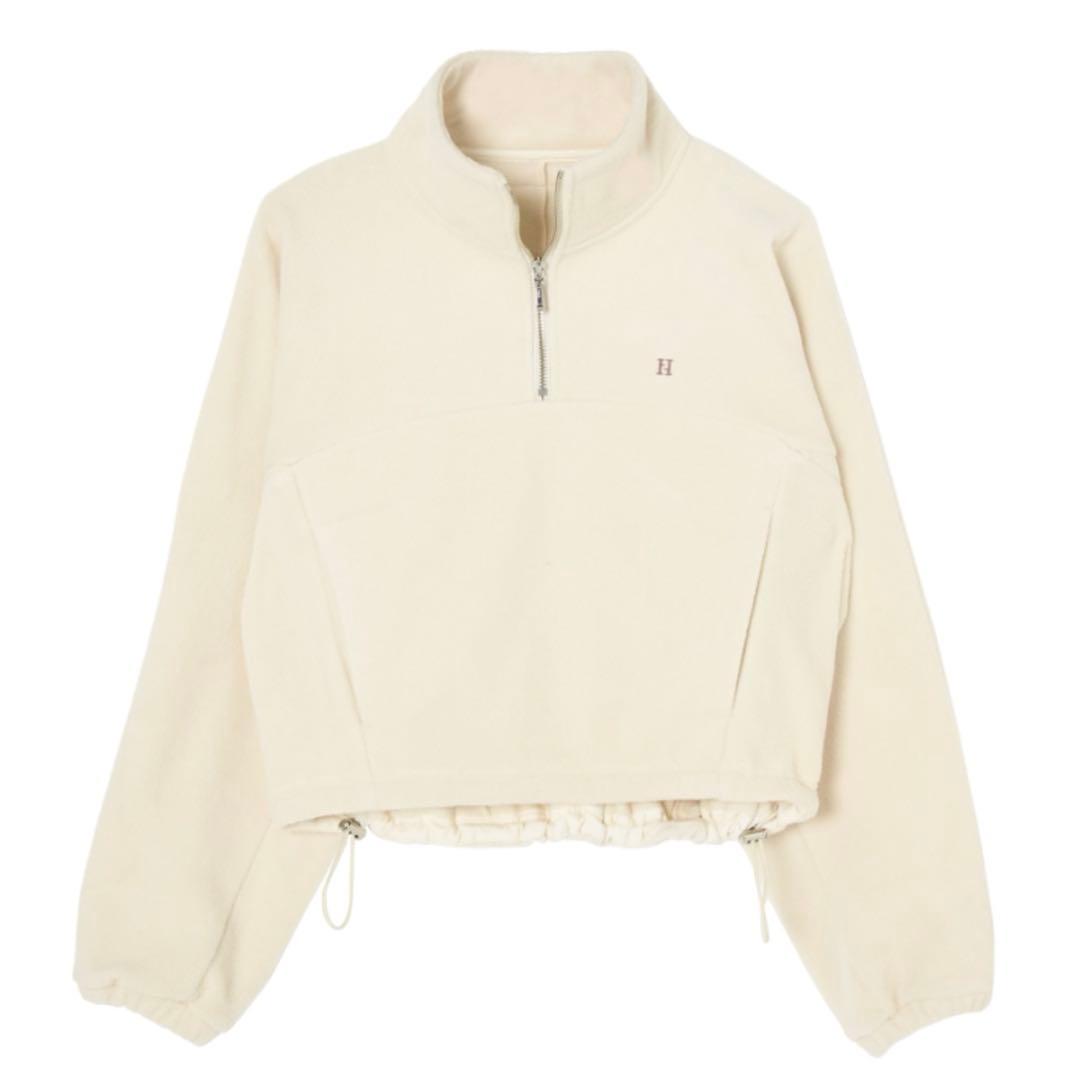 トップス Flight Mode/Half Zip Fleece Pullover Airplane Mode Soft Half Zip Sweater l Neutral Ground