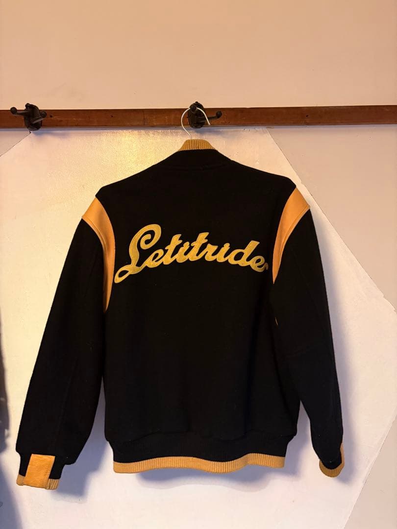 00s LET IT RIDE スタジャン y2k THING WHO