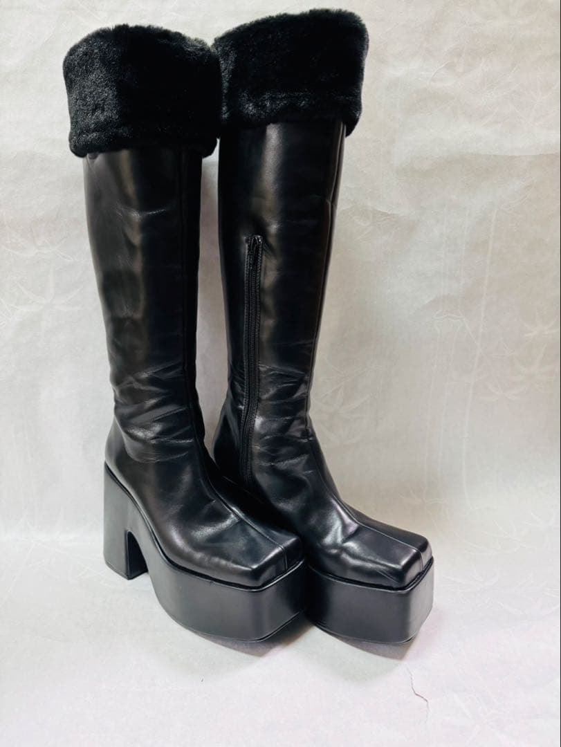 Darich ダーリッチ ファープラットフォームロングブーツ L - メルカリ