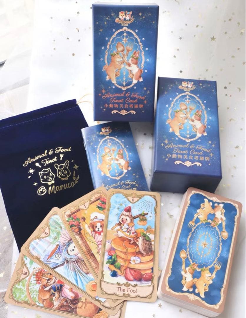 Maruco Art 海外デッキ日本未発売小動物と美食のタロットカード