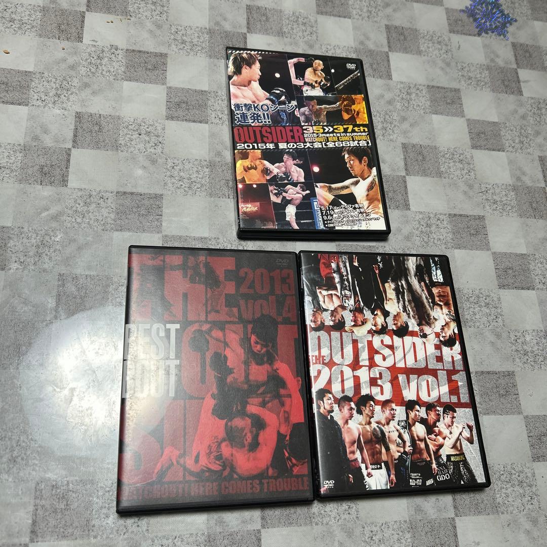 DVD25本セット　ジ・アウトサイダー 2008年〜2012年+不揃い3本