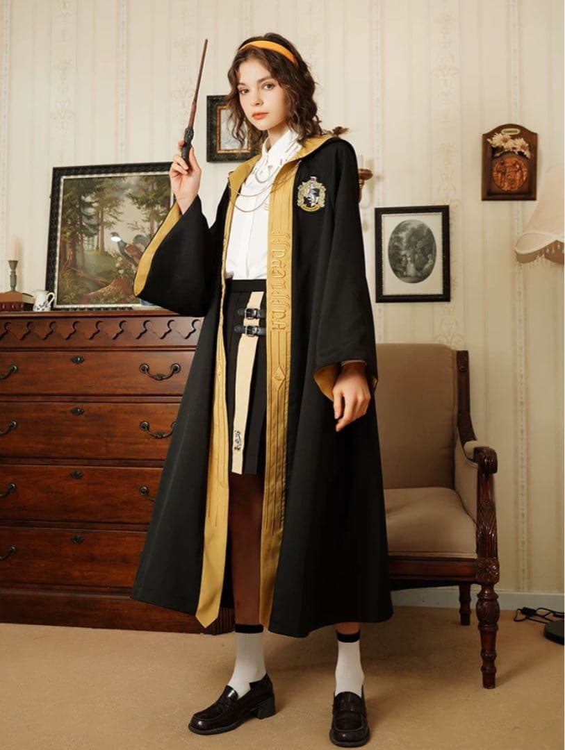ハリーポッター ローブ 刺繍入り ユニバ USJ kyouko スリザリン - メルカリ