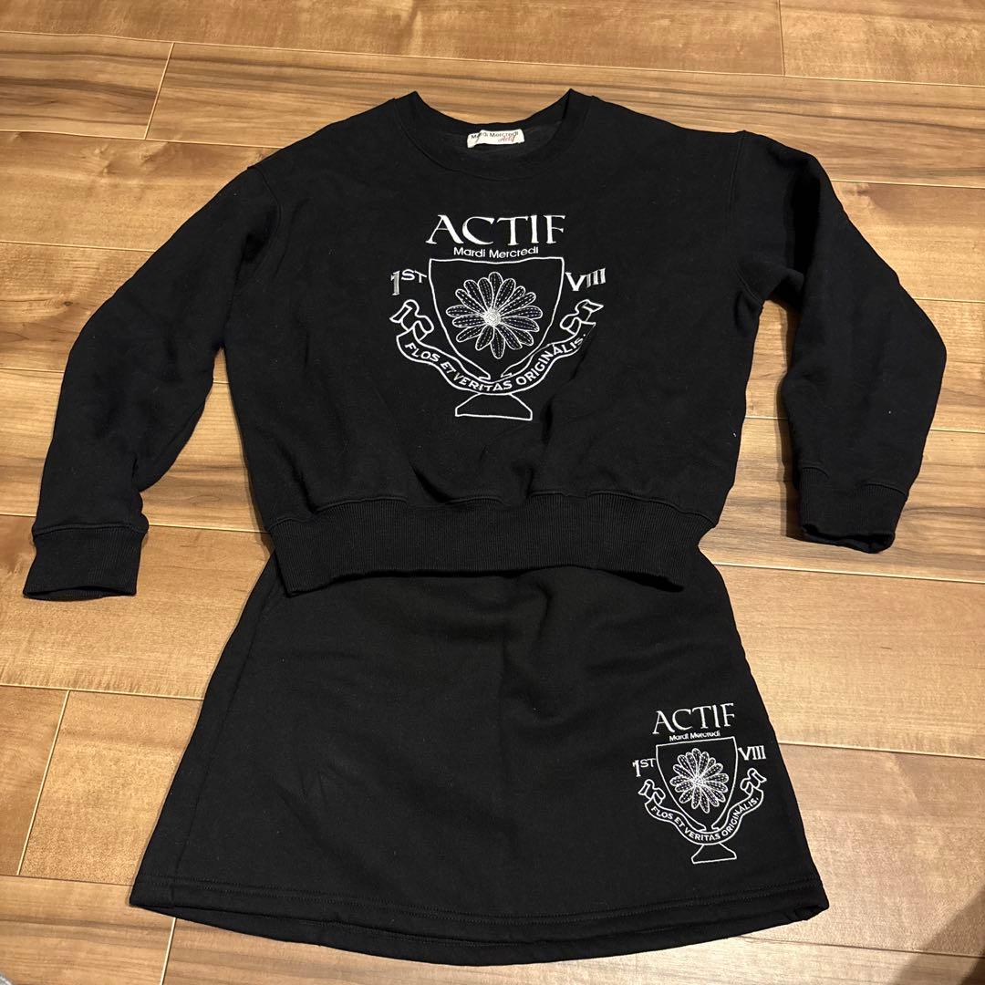 Mardi Mercredi Actif トレーナー　スカート　スウェット　上下 ❤️STRIPE! STRIPE!❤️ NOW ON SALE 🤩 2026 SPRING SNEAK PEEK No.2