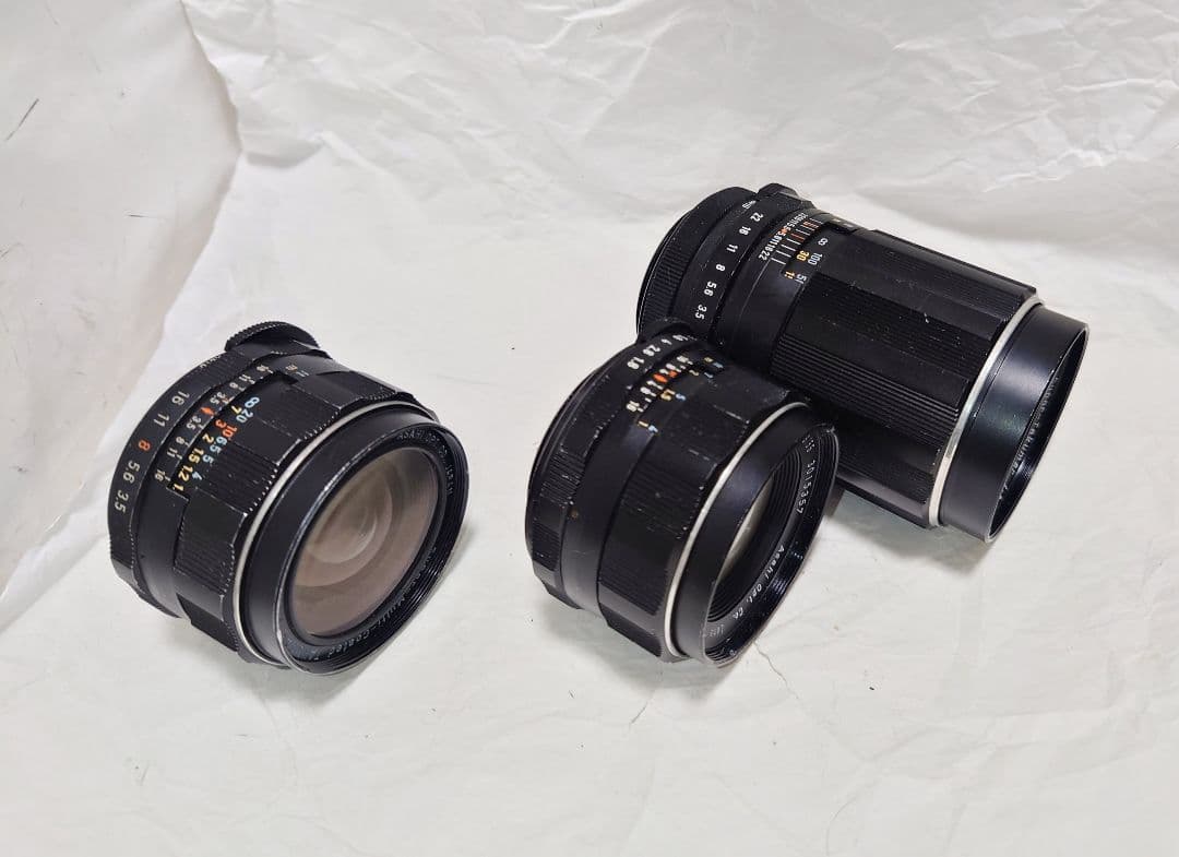 美品！3点☆Super-Takumar 28 55 135mm F3.5 M42