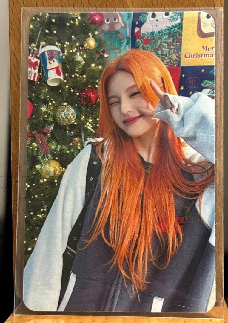 itzy MBC クリスマス サノク 事前収録限定 トレカ イェジ itzy イェジ cheshire サノク 事前収録 特典 トレカ itzy イェジ