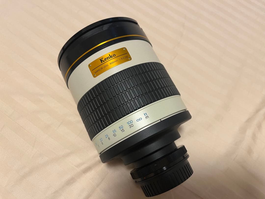 【中古品】Kenko ミラーレンズ 800mm 中古：B(並品)】ケンコー ミラーレンズ 800mm F8 DX | 2442920007604