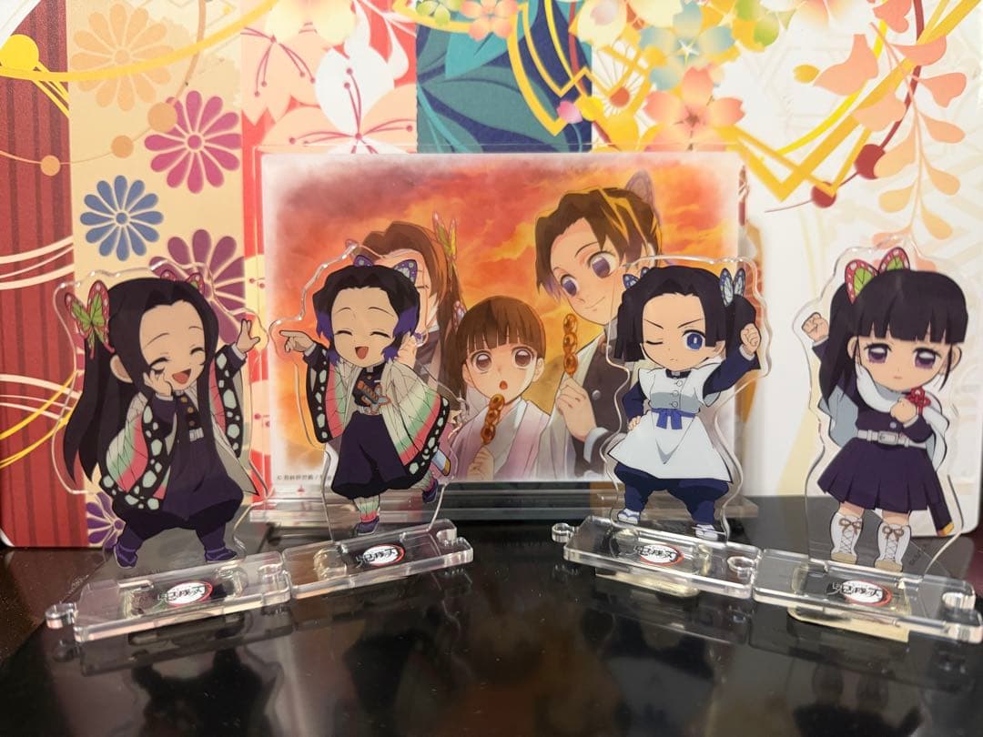 鬼滅の刃 胡蝶三姉妹の夕べ アクリルスタンド セット