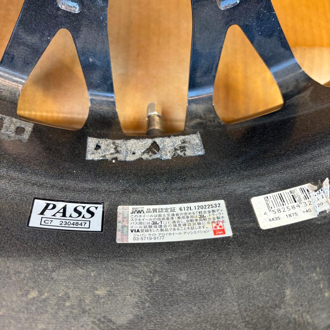 ①アルファード 18インチ アルミホイール 5穴120 7.5J 2個