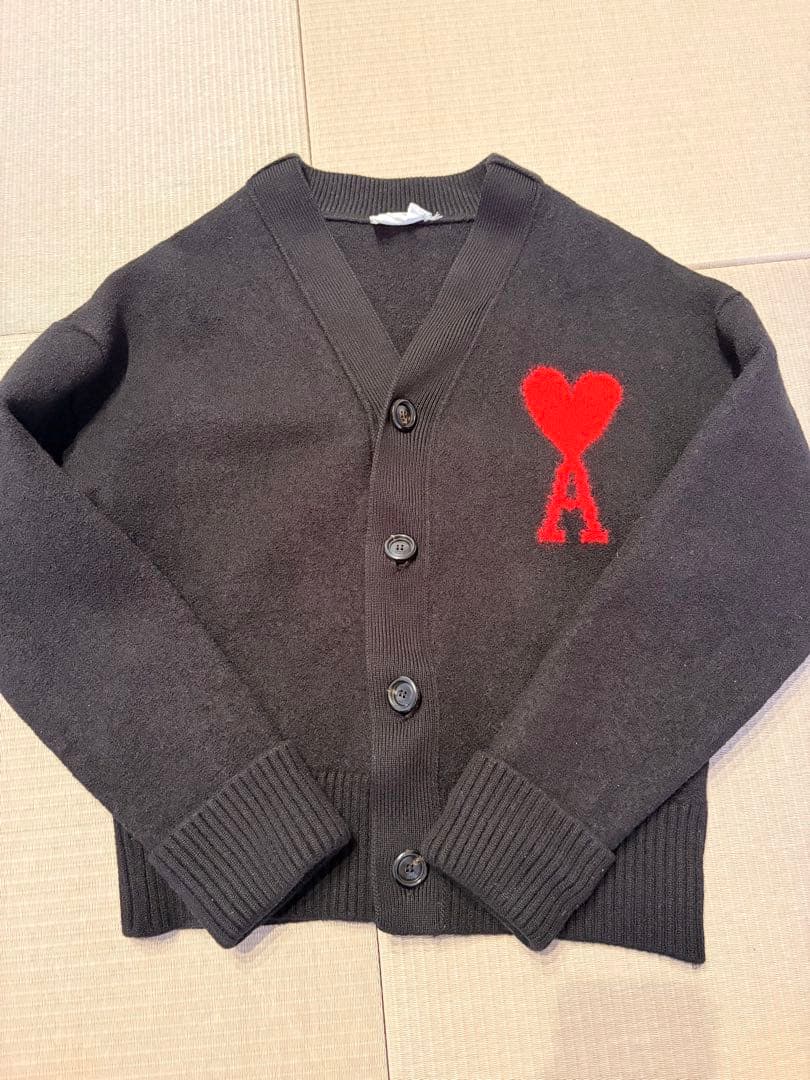 確実正規品ami paris カーディガン AMI PARIS ADC intarsia merino wool cardigan | NET-A-PORTER