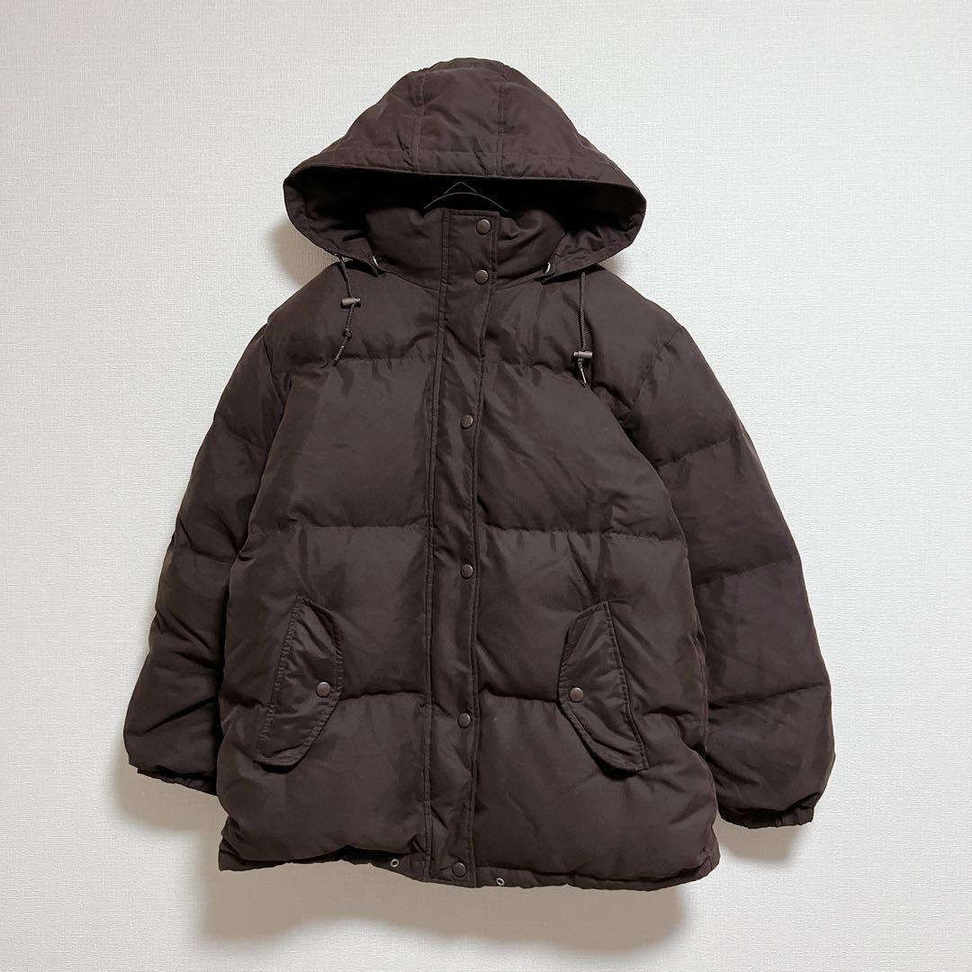 マックレガー】 ダウン ジャケット フード取り外し可 茶 M 防寒