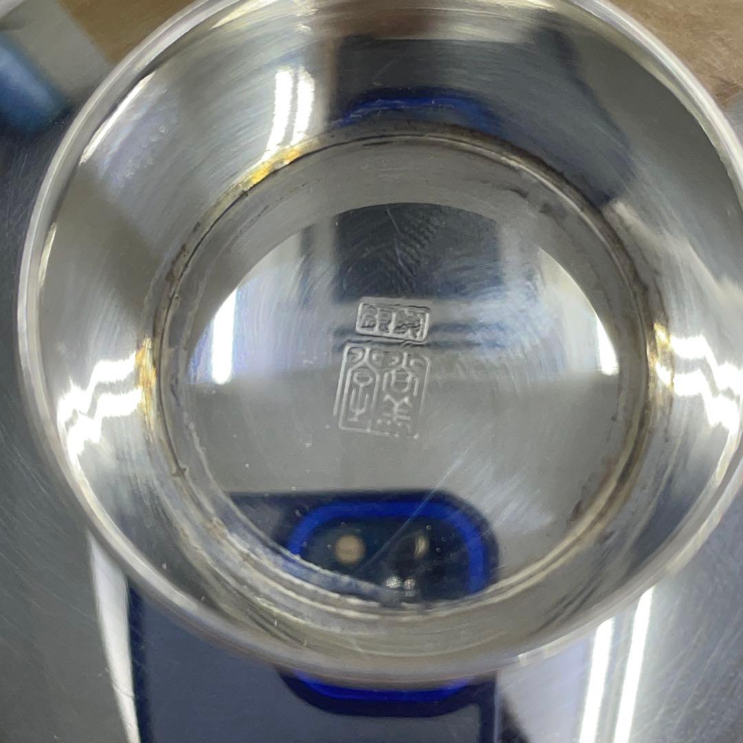 ☆純銀 三重盃☆尚美堂 SV1000 シルバー 142.9g 木箱付き 銀杯 - メルカリ