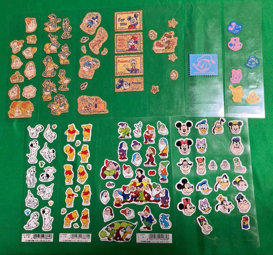 ディズニーキャラクターシールセット 11シート 紙/コルク他 - メルカリ