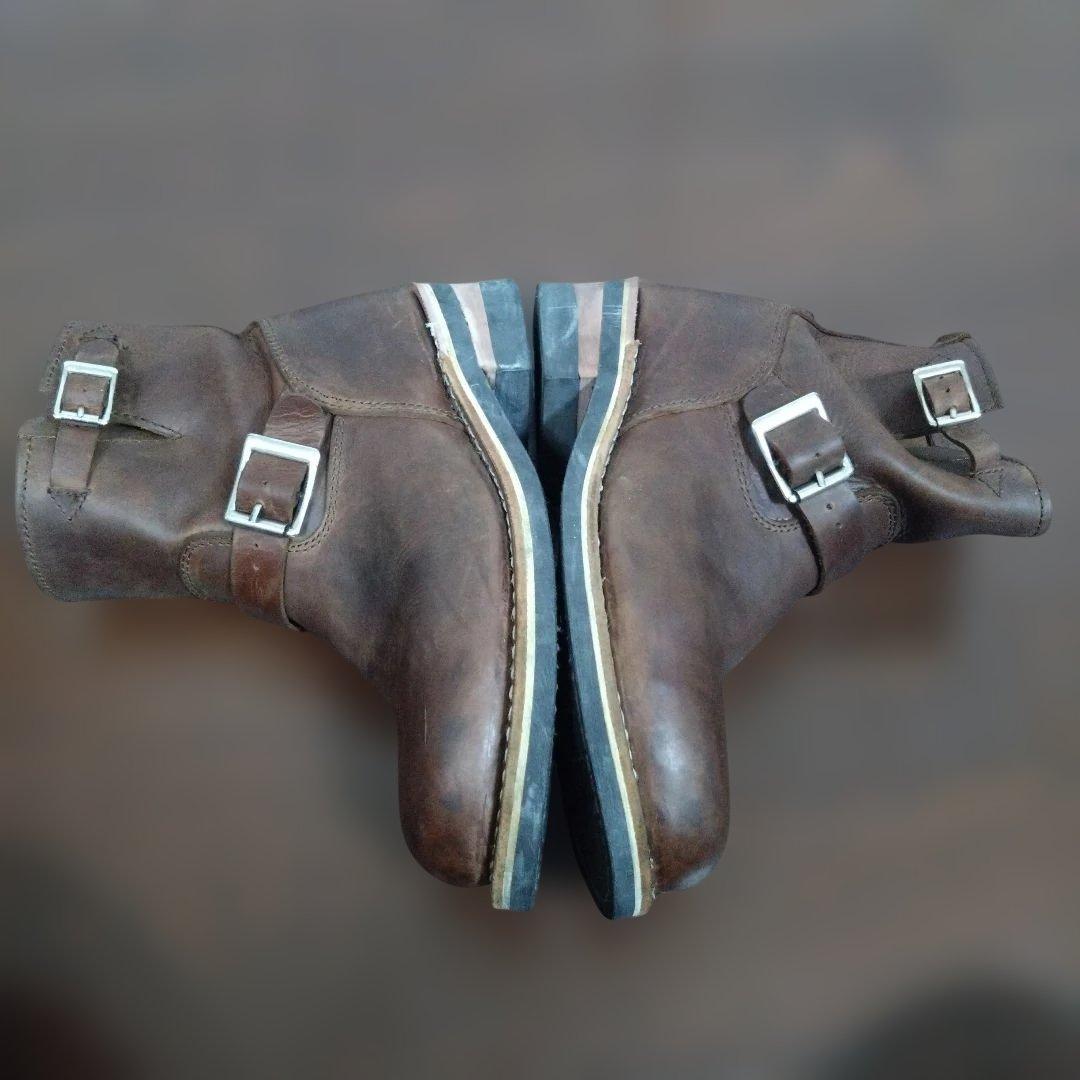 ゴールデンレトリバー　本革　オイルヌバック　エンジニア　ブーツ　26.5cm