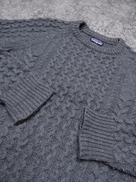 パタゴニア リサイクルウールブレンド ケーブルニット クルーネック