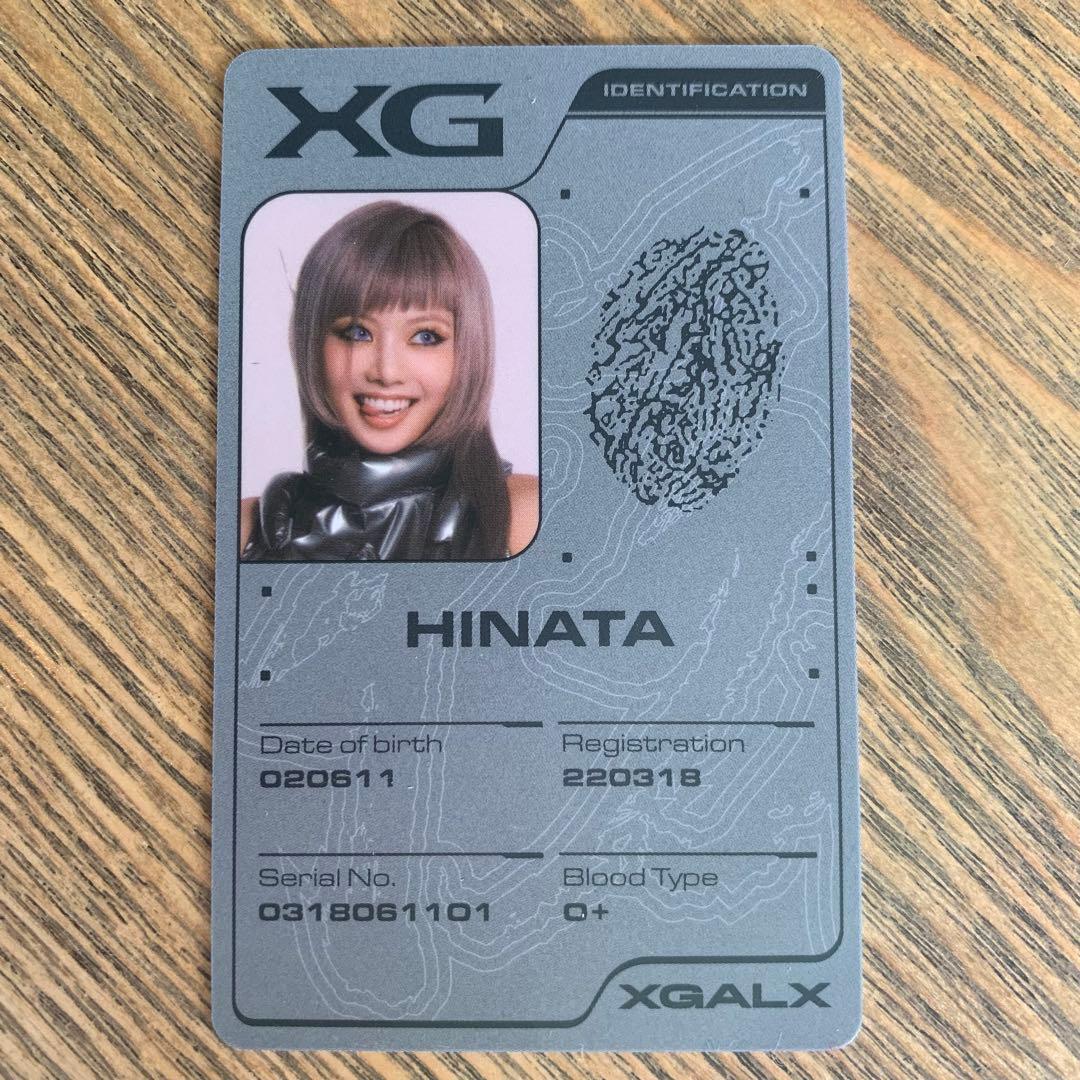 XG HINATA ヒナタ トレカ IDカード THE CORE -核 - メルカリ