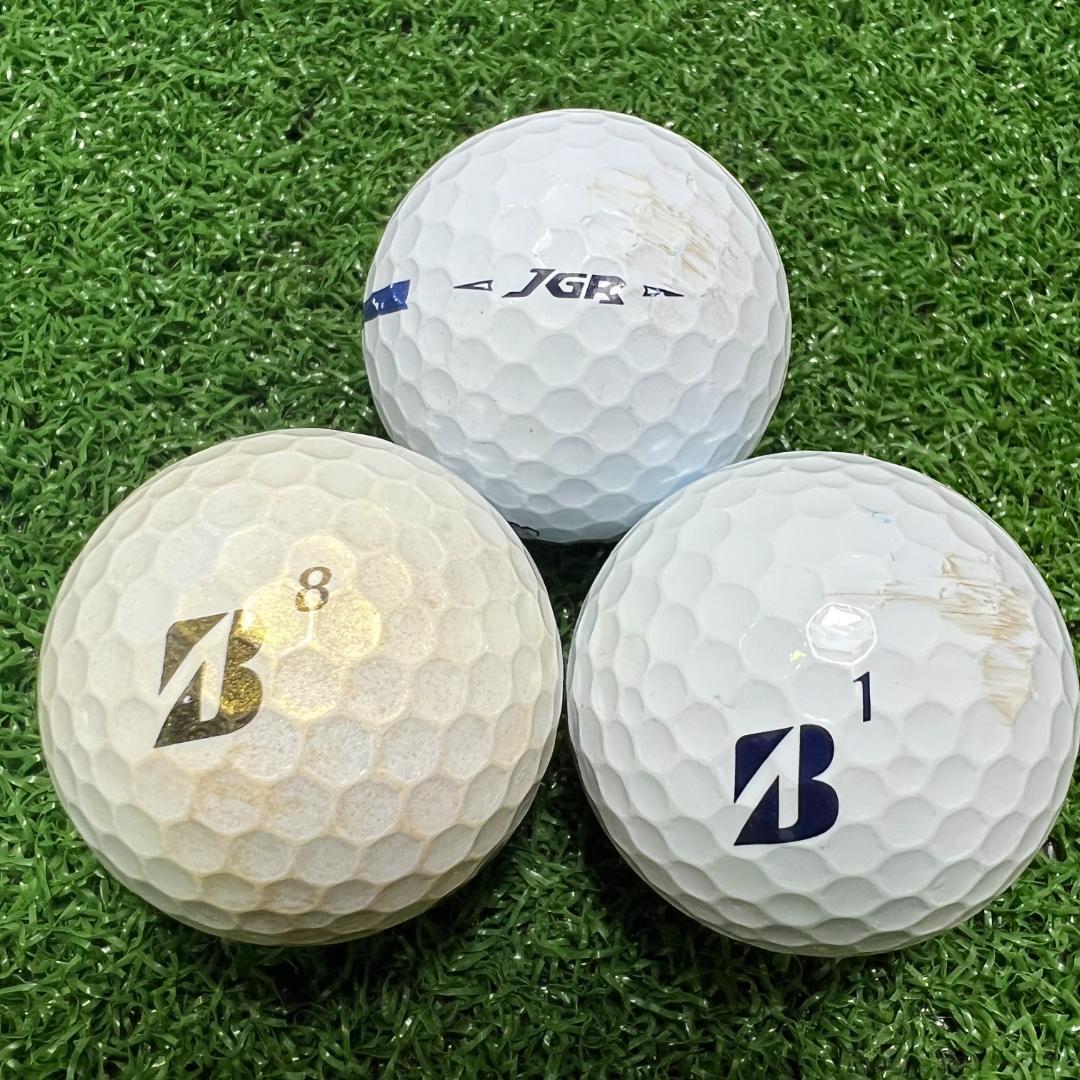 B13】 ブリヂストン JGR 白 年式混合 ロストボール 24球 - メルカリ