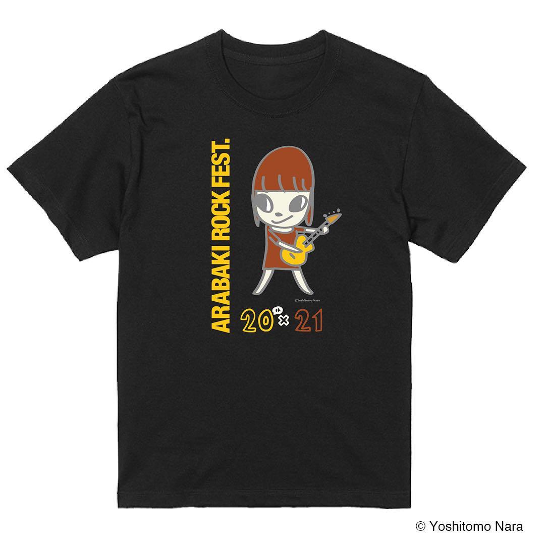 奈良美智のTシャツ(BLACK)2021 Tシャツ Glitter Star / Yuz Black – YOSHITOMO NARA Exhibition