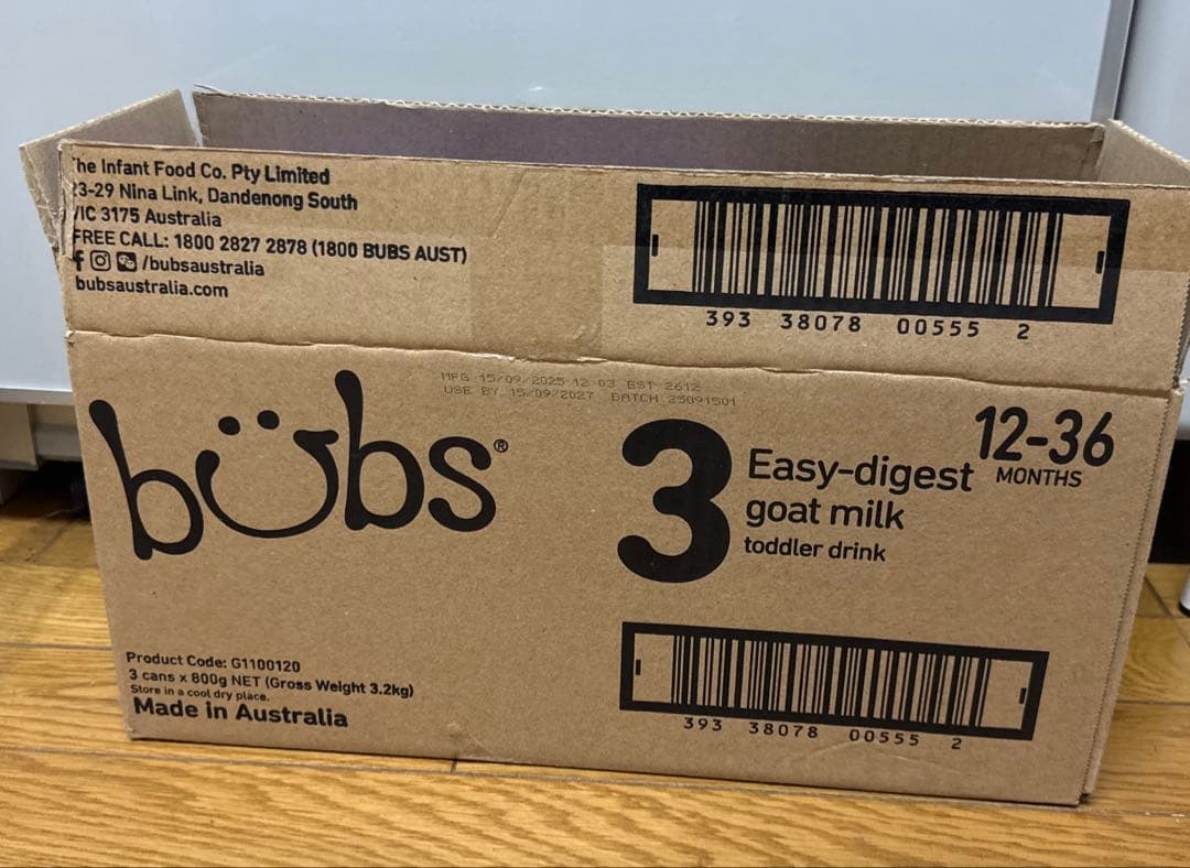 新品未開封》Bubsバブス山羊Step3×3缶セット - メルカリ