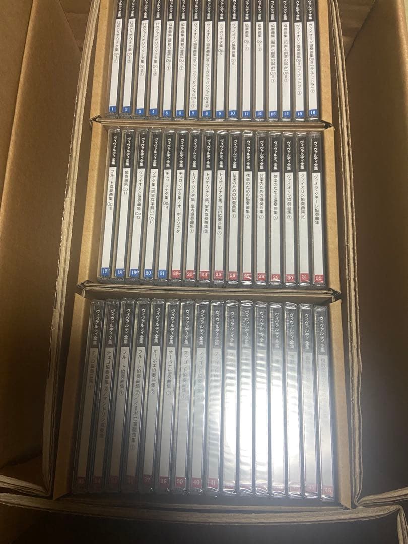 ヴィヴァルディ全集・ヘンデル全集CD77枚組完品未開封 解説書付