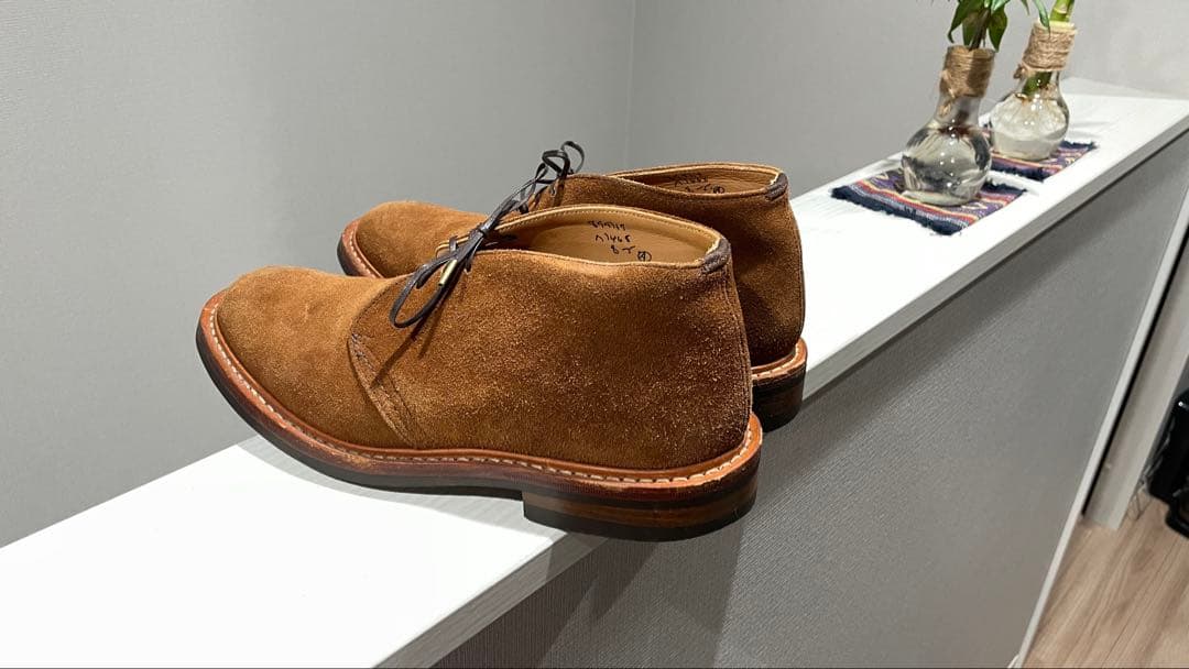 Tricker's ブラウン チャッカブーツ UK8 - 靴ブランド