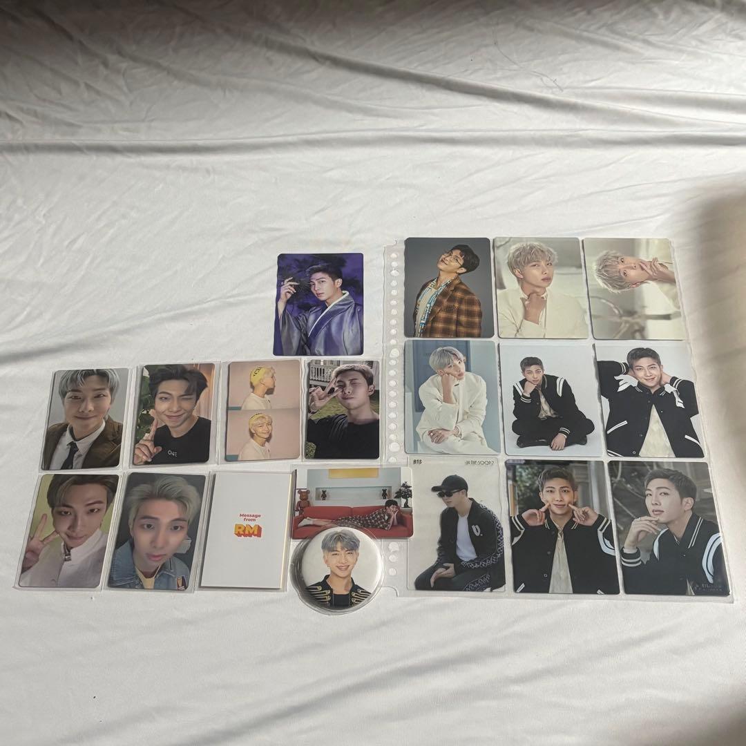 BTS RM バンタン ナムさん トレカ 缶バ ミニフォト - メルカリ