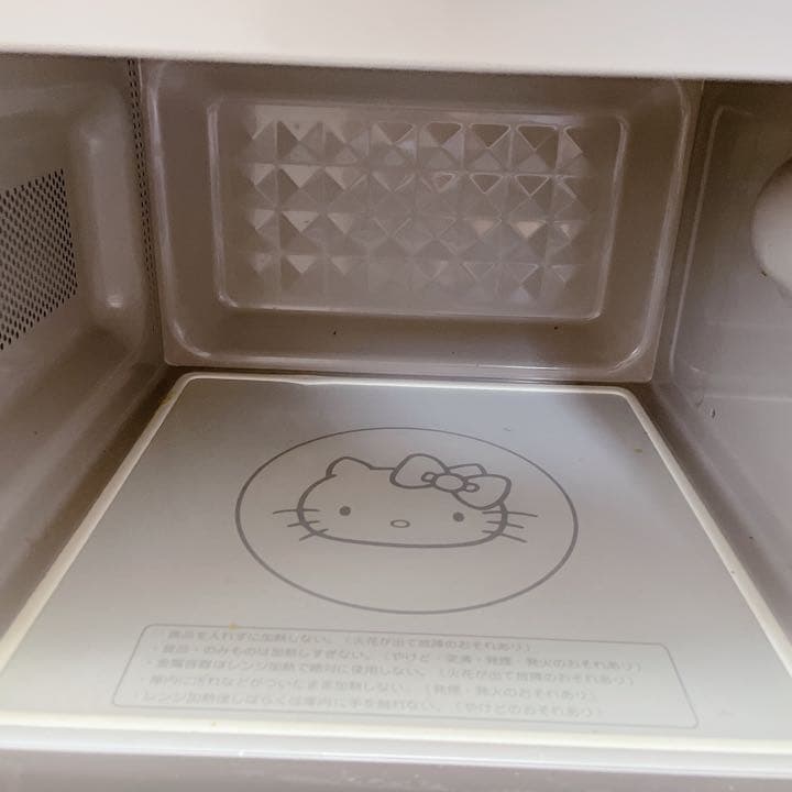 ハローキティ電子レンジ】HERBRelax RMW-S18D1 - メルカリ