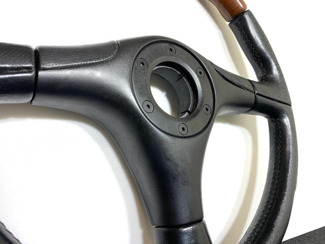 NARDI ナルディ Z5 ステアリング 36.5Φ 木目 ウッド ＆ レザー