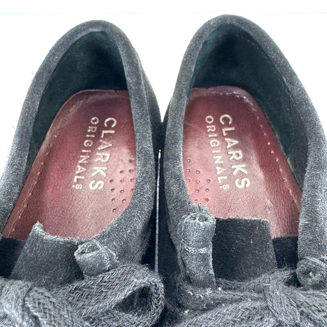 【Clarks】 クラークス （23.5cm） ワラビー ブラック レディース