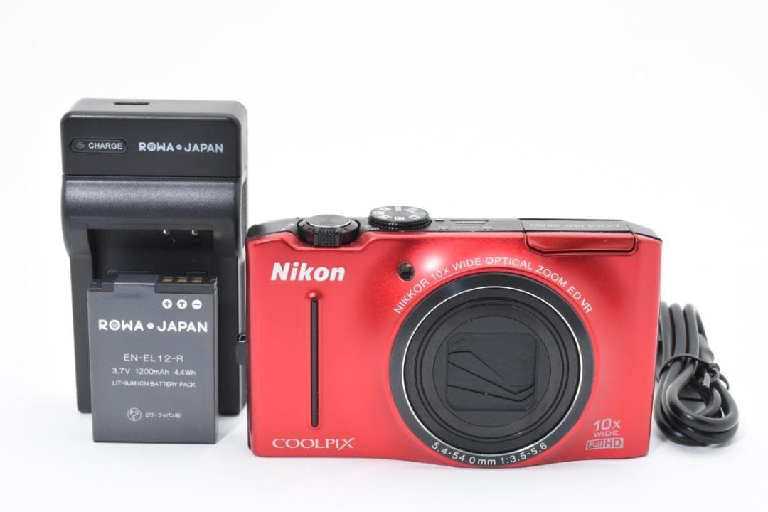 ニコン　Nikon COOLPIX S8100 レッド Amazon.com : Nikon Coolpix S8100 12.1 MP CMOS Digital Camera with