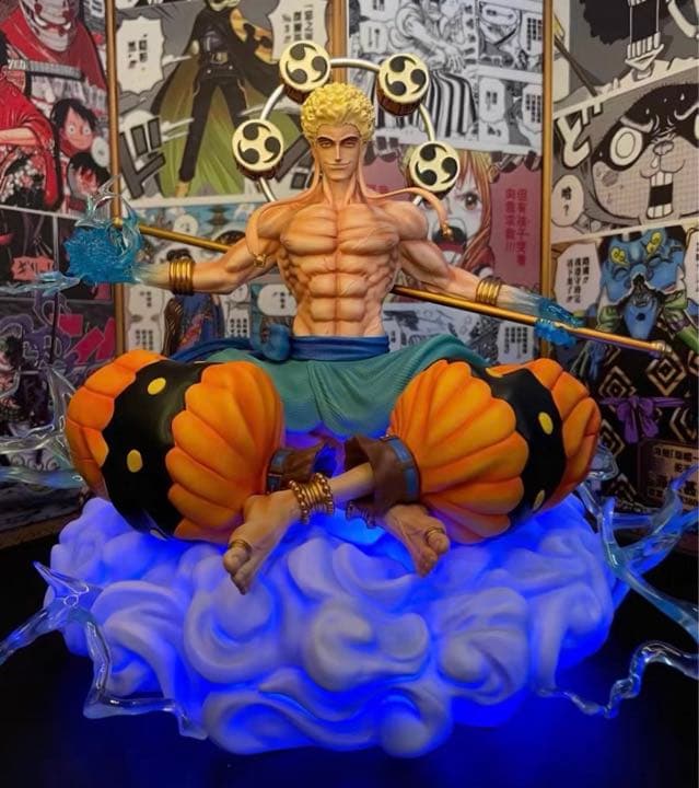 ワンピース 雷神エネル フィギュア ガレージキット - メルカリ