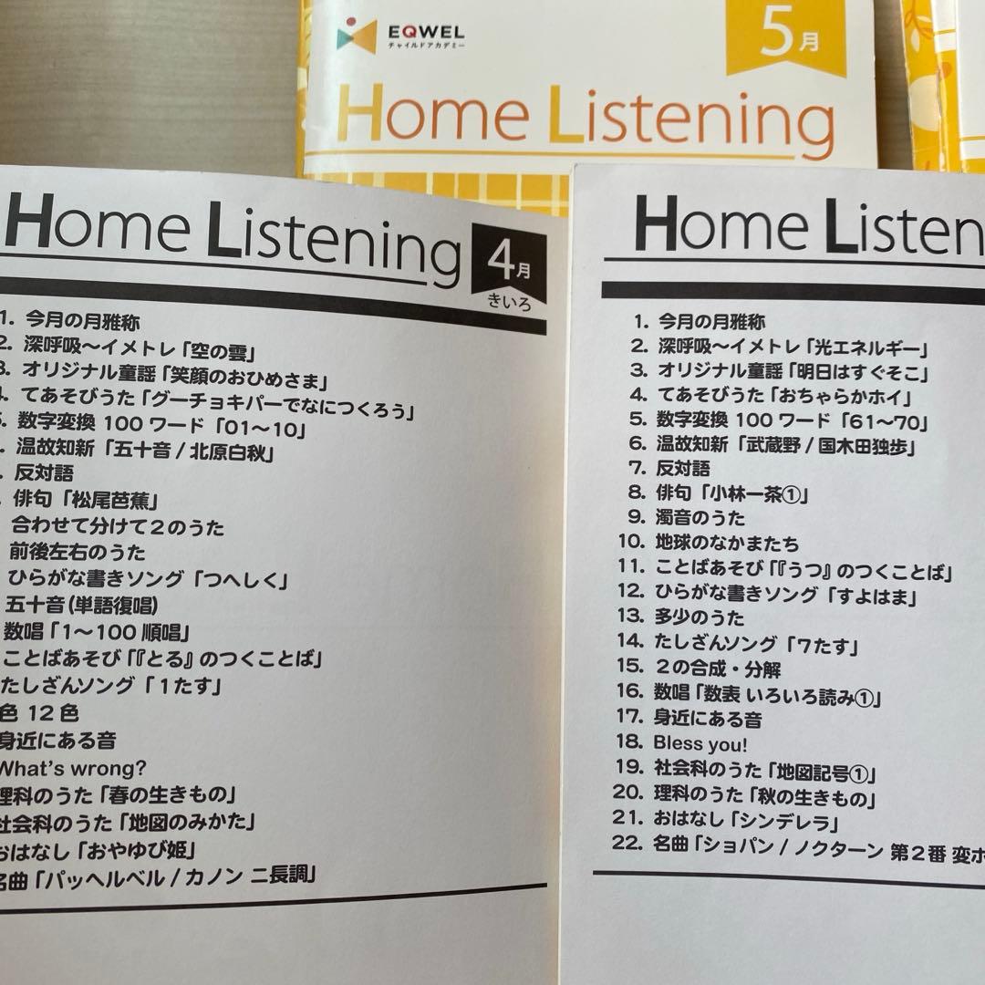 ホームリスニング☆七田チャイルドアカデミー☆イクウェル イクエル