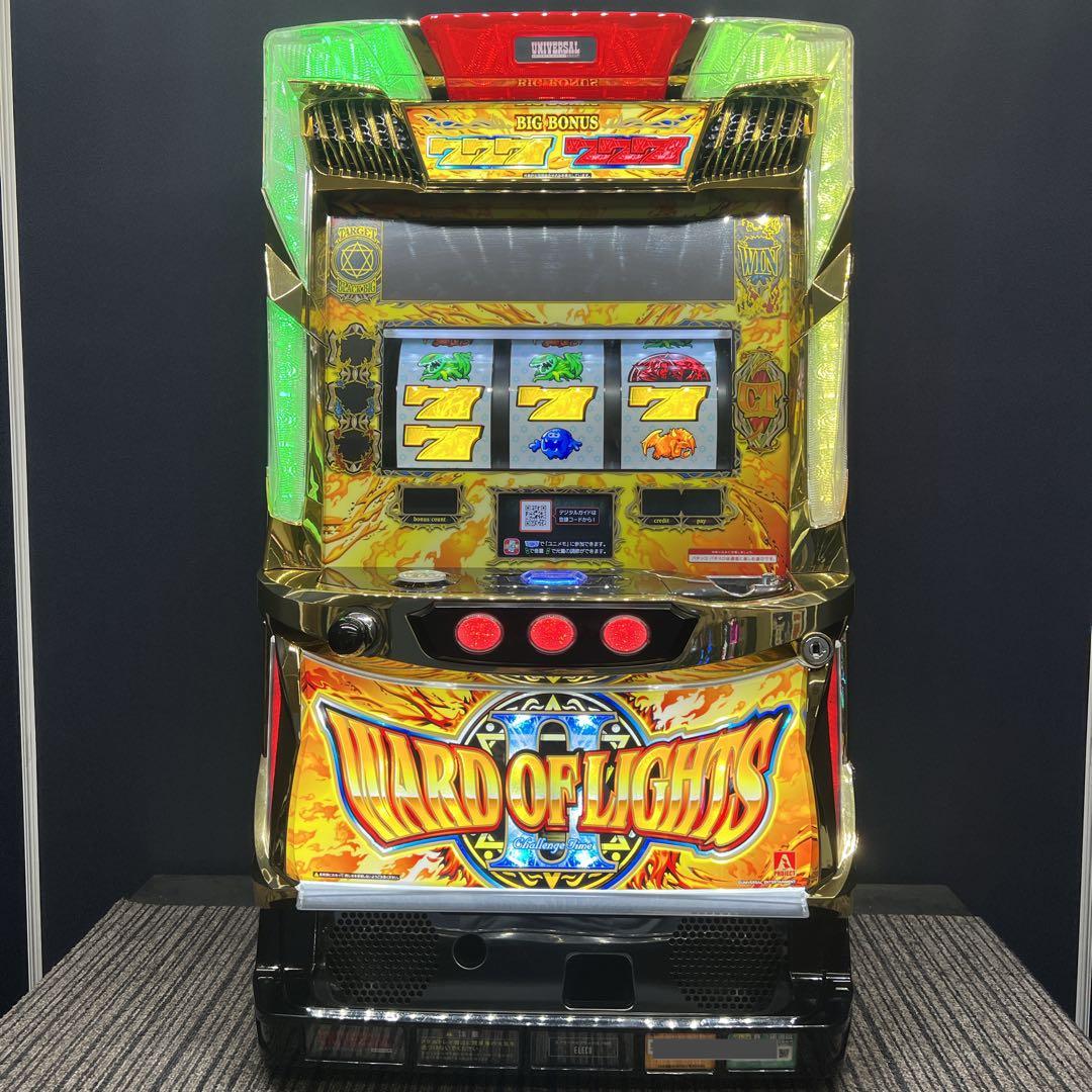 ワードオブライツ2 パチスロ実機 コイン不要機付 送料無料 - メルカリ