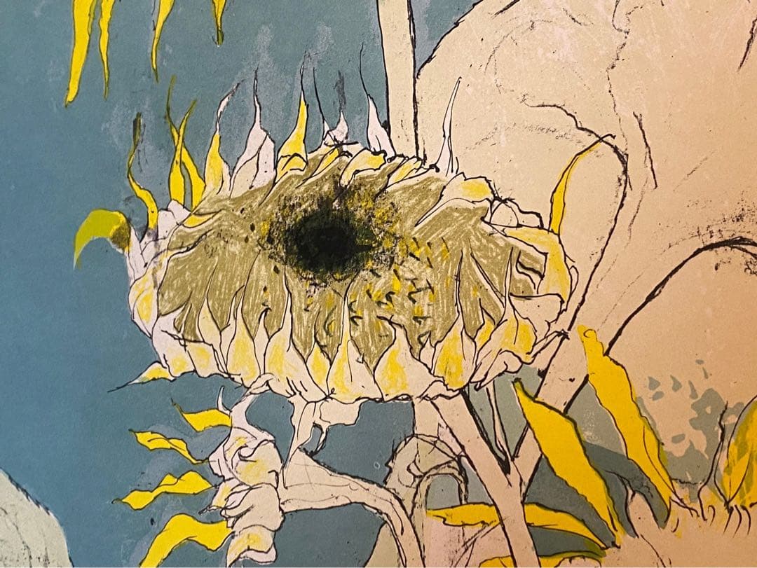 野菜果物様専用＊ジャン•ジャンセン ひまわり 額縁 大判 リトポスター